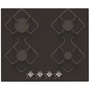 Novacook KA007 fekete, beépíthető, gáz, főzőzóna: 4, beépíthető méret: 56cm, főzőlap