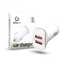 Dreamtech 124337 2,4A 2xUSB univerzális fehér autós töltő