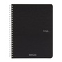 Fabriano Ecoqua A5 70lapos fekete sima spirálfüzet
