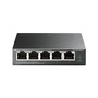 TP-Link TL-SG1005LP 5x10/100/1000Mbps LAN port 4xPoE+ nem menedzselhető asztali switch