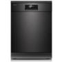 Toshiba DW-14F4EE(BS) fekete, programok száma: 8, szabadonálló, 14 terítékes mosogatógép 