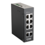 D-Link DIS-100E-8W 8x10/100 FE LAN port nem menedzselhető ipari switch