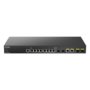 D-Link DXS-1210-12ST/E 8x10GbE LAN 2xSFP+ 2x10GbE SFP+/10G Base-T combo port L2 smart menedzselhető switch