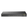 D-Link DXS-1210-16ST/E 12x10GbE LAN 2xSFP+ 2x10GbE SFP+/10G Base-T combo port L2 smart menedzselhető switch