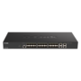 D-Link DXS-1210-28S 24x10GbE SFP+ 4x10GbE LAN port L2 smart menedzselhető switch
