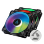Arctic P12 PWM PST A-RGB 120mm 3db fekete ventilátor