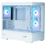 Zalman P30 fehér (táp nélküli) mATX ház