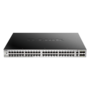 D-Link DGS-3130-54PS/E 48xGbE PoE LAN 2x10GbE LAN 4xSFP+ port L3 menedzselhető PoE switch