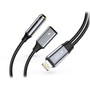 Tech-Protect TP607376 Lightning - 3,5 mm jack + Lightning fekete/szürke adapter