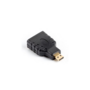 Lanberg HDMI(F) - HDMI MICRO(M) fekete adapter