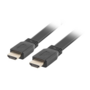 Lanberg HDMI M/M V2.0 4K 3m lapos fekete kábel