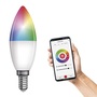Emos ZQW322R GoSmart gyertya/4,8W(40W)/470lm/RGB/dimmelhető/Wi-Fi/E14 LED izzó