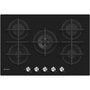 Candy CVG74WPB fekete, beépíthető, gáz, főzőzóna: 4 +1 wok égőfej, beépíthető méret: 56cm, főzőlap