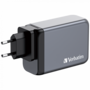 Verbatim 32205 GNC-240 GaN Charger 240W USB Type-A + 3xType-C hálózati töltő adapter