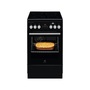 Electrolux LKR564200K fekete, szabadonálló, kerámialapos, elektromos, főzőzóna: 4, sütő:58L, grill, tűzhely