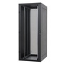 Triton 19" 42U 800x1000 mm Biztonsági üvegajtóval, teherbírás 800kg, fekete szétszedhető szerver szekrény