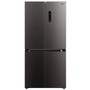 Midea MDRF632FIE28 fekete, négyajtós, Hűtő:305L, Fagyasztó:169L, No frost hűtőszekrény