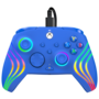 PDP 049-024-BL Afterglow Wave Xbox Series X|S/Xbox One/PC vezetékes RGB LED kék kontroller
