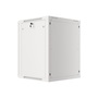 Lanberg WF01-6615-10S 19" 15U SZÉL:600mm MÉLY:600mm MAG:774mm lapraszerelt üvegajtós szürke fali rack szekrény
