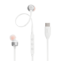 JBL T 310 C WHT vezetékes USB C mikrofonos fehér fülhallgató