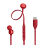 JBL T 310 C RED vezetékes USB C mikrofonos piros fülhallgató