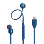 JBL T 310 C BLU vezetékes USB C mikrofonos kék fülhallgató
