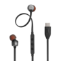 JBL T 310 C BLK vezetékes USB C mikrofonos fekete fülhallgató
