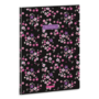 Ars Una Pearl Blossom Black 24 (5377) A4 extra kapcsos kockás füzet