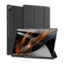 Dux Ducis GP-147076 Galaxy Tab S9 Ultra LTE (SM-X916) / S9 Ultra WIFI (SM-X910) fekete bőr hatású oldalra nyíló tok
