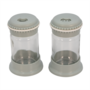 IRIS Macaron Salt&Pepper üveg fűszerszóró szett 2*105ml, rószaszín, fehér, szürke vagy kék színű HN-1139
