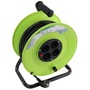 Tracon KDZ-4/20 4 aljzat 20m fémvázas zöld kábeldob