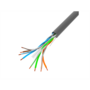 Lanberg LCU6-10CC-0305-S UTP CCA 1Gb/s 250MHz 305m árnyékolatlan réz bevonatú alumínium fali kábel