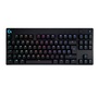Logitech G Pro lézergravírozott magyar kiosztású fekete gamer billentyűzet (GX Blue Clicky switch)