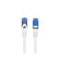 Lanberg PCF6A-10CC-0100-W Cat.6A S/FTP LSZH réz bevonatú alumínium fehér patch kábel 1m