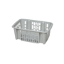 FLAIR 61633 39,5x25,5x15 cm rakatolható világosszürke nagy kosár