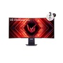 LG 45" 45GS95QE-B UltraGear UWQHD 240Hz HDMI/DP ívelt OLED gamer monitor
