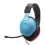 JBL Quantum 100 N vezetékes kék-piros gamer headset