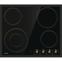 Gorenje EC642CLB fekete, beépíthető, elektromos üvegkerámia, főzőzóna: 4, beépíthető méret: 56cm, főzőlap
