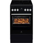 Electrolux LKR564275K fekete, szabadonálló, gáz, kombinált, főzőzóna: 4, sütő:57L, grill, tűzhely