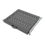 DIGITUS DN-19 TRAY-2-600-SW 19" 1U 345mm mély 25kg fekete kihúzható polc