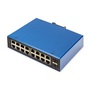 DIGITUS DN-651158 16x GbE Lan port 2x SFP port menedzselhető ipari switch