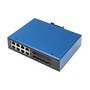 DIGITUS DN-651161 8x GbE Lan port 4x SFP+ port PoE 200W menedzselhető ipari switch