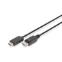DIGITUS UHD 4K 3D 60Hz 1.2 DisplayPort - HDMI type A 2.0 kábel 2m