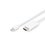 DIGITUS UHD 4K 3D 60Hz 1.2 mini DisplayPort - HDMI type A 2.0 kábel 2m