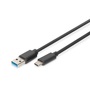 DIGITUS SuperSpeed USB 3.0 USB A - USB type-C kábel 1m
