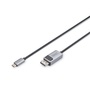 DIGITUS UHD 8K 30Hz kétirányú 1.4 DisplayPort - USB type-C kábel 2m