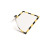 Durable Duraframe Security Magnetic A4 5db/cs sárga/fekete infokeret