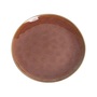IRIS kerámia tányér barna 21,4x2,7cm
