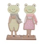 IRIS dekor fa béka fiú/lány 2 szortiment 12x6x29cm