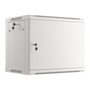 Lanberg WF01-6409-00S 19" 9U SZÉL:600mm MÉLY:450mm MAG:512mm lapraszerelt fémajtós szürke fali rack szekrény